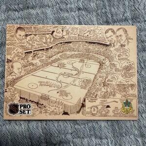 1991-92‎ Pro Set Boston Bruins Team #591 Cartoon Hockey Hall of Fame